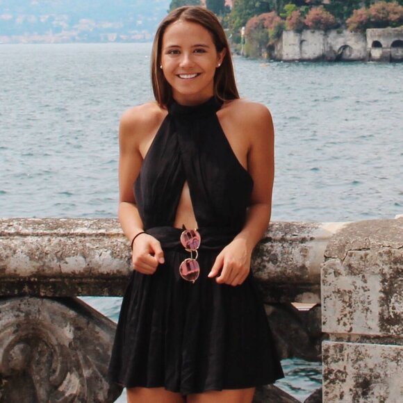 LF Black Cutout Romper - Picture 1 of 5